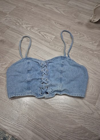 Trendyol kot Mini Bustiyer m beden
