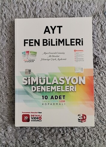 3D Yayınları AYT Fen Deneme
