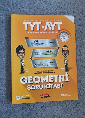 Metin Yayınları TYY/AYT Geometri Soru Bankası