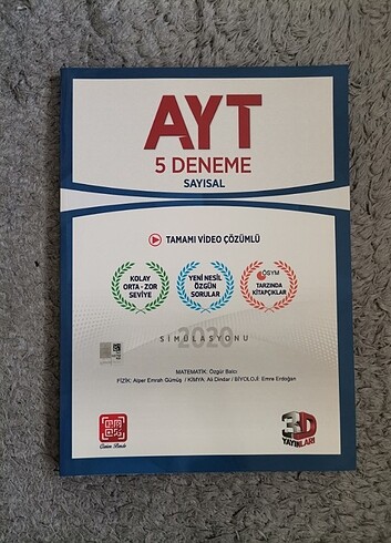3D AYT Genel Deneme