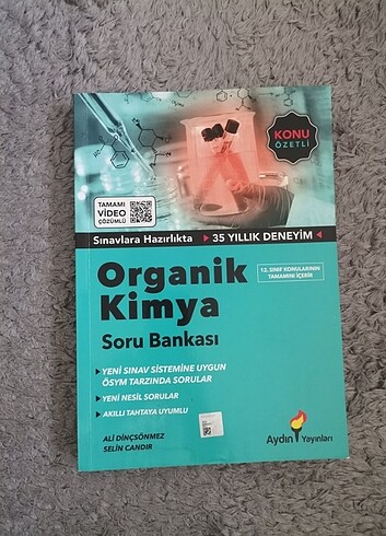 Aydın Yayınları Organik Kimya Sorı Bankası