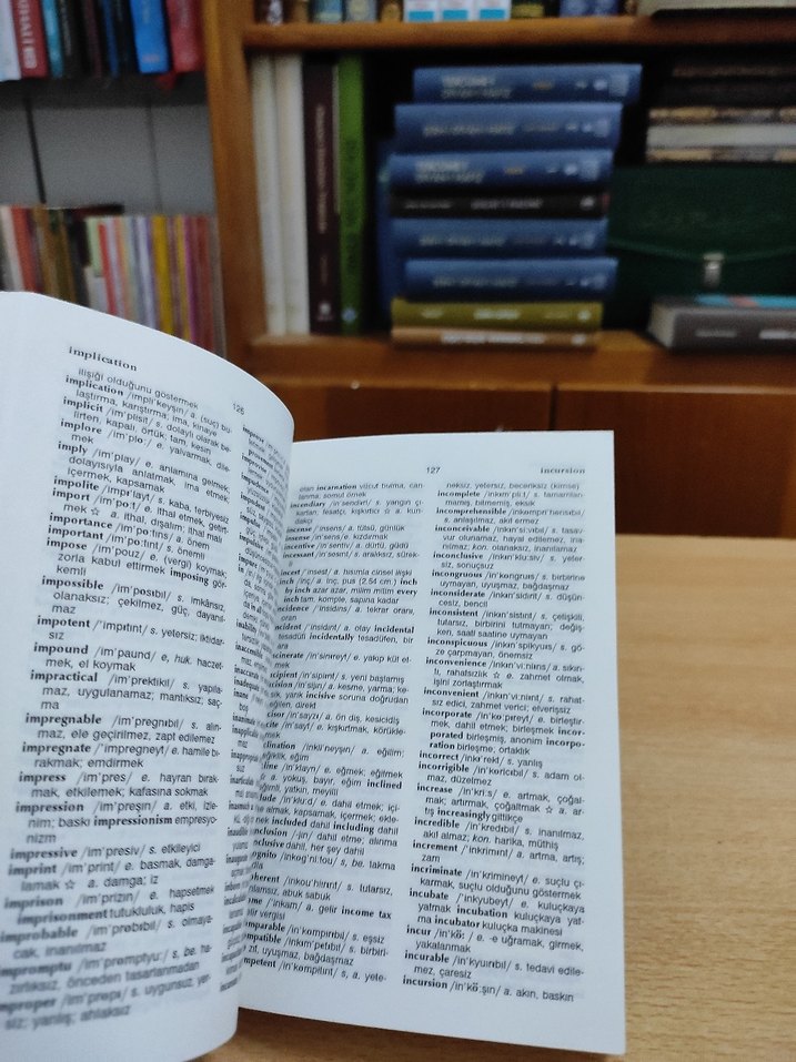 İngilizce Türkçe Öğrenci Sözlüğü FONO - Görsel 4