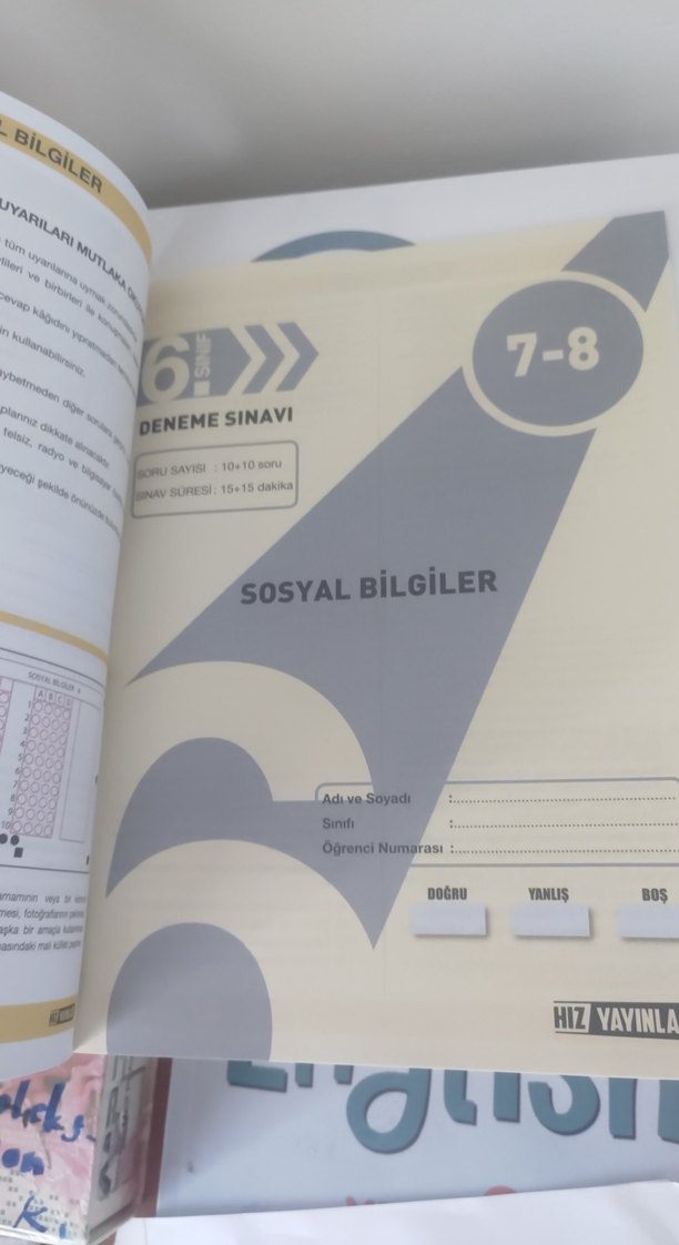 Sosyal Bilgiler 30 Aylık Genel Deneme Kitabı - Görsel 3