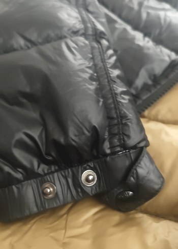 Siyah Fermuarlı Kadın Kışlık Mont - Görsel 3