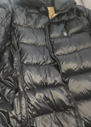 Siyah Fermuarlı Kadın Kışlık Mont - Görsel 6