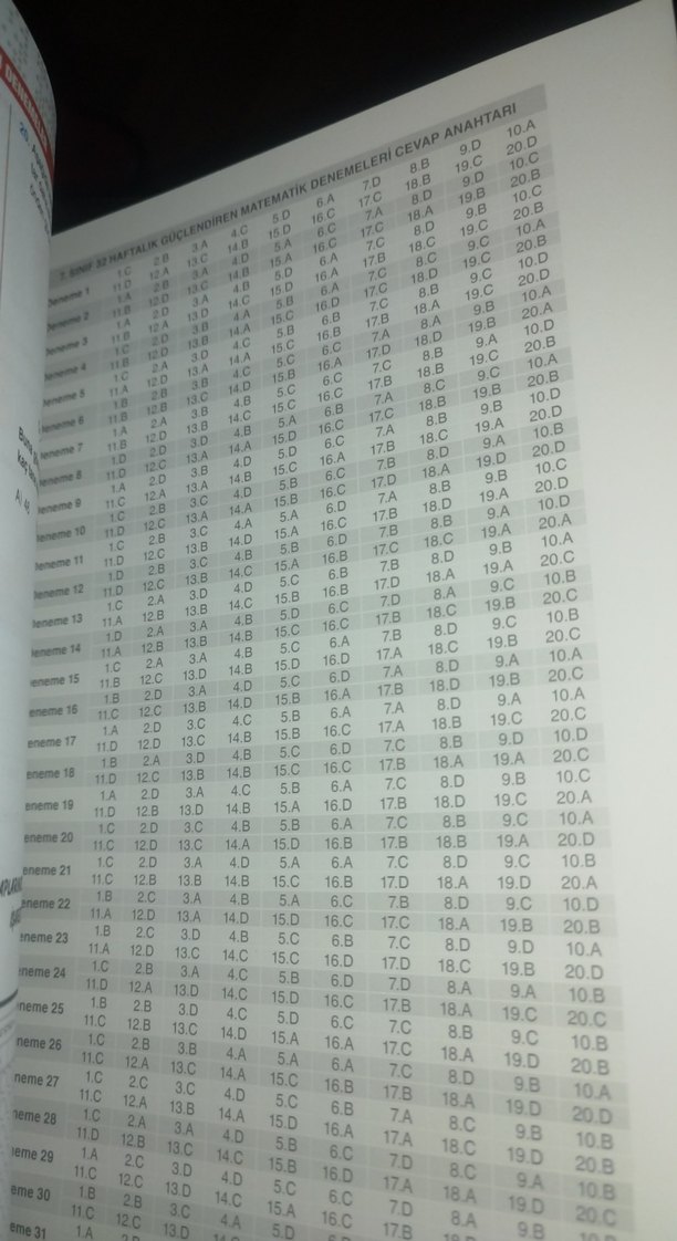 32 Haftalık Kazanım Denemeleri Matematik Kitabı - Görsel 3
