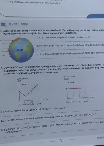 8. Sınıf Fen Bilimleri Ölçüm Noktası Kitabı - Görsel 2