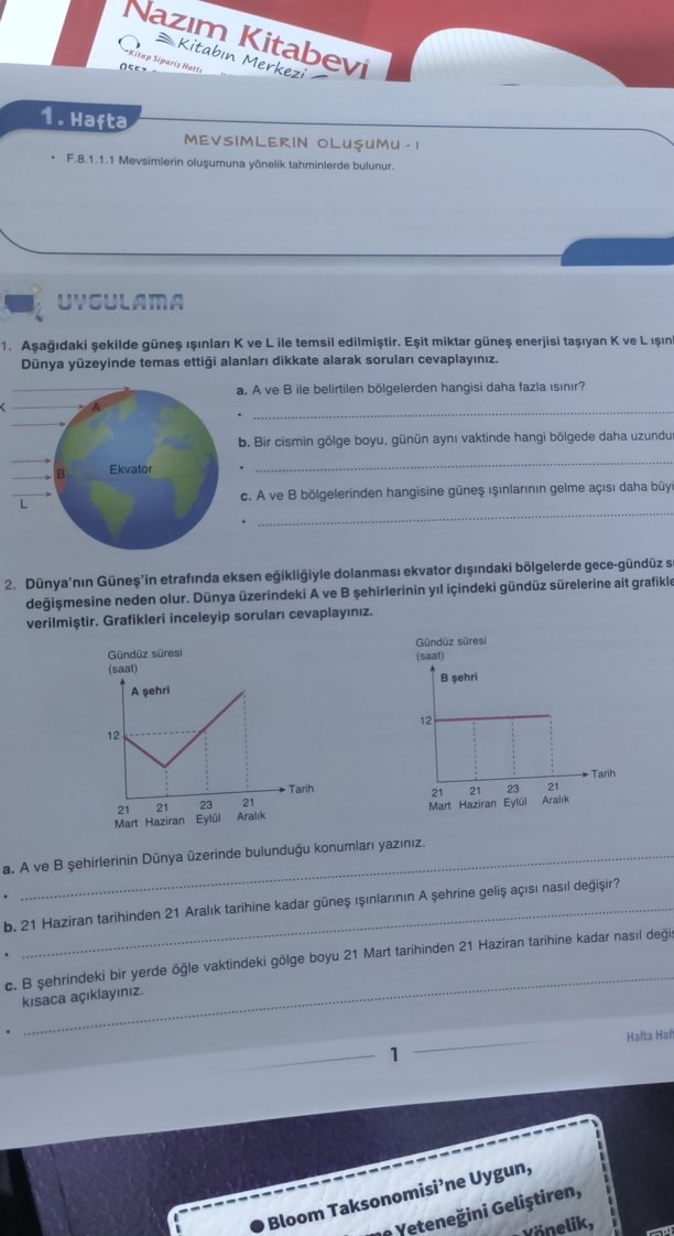 8. Sınıf Fen Bilimleri Ölçüm Noktası Kitabı - Görsel 2