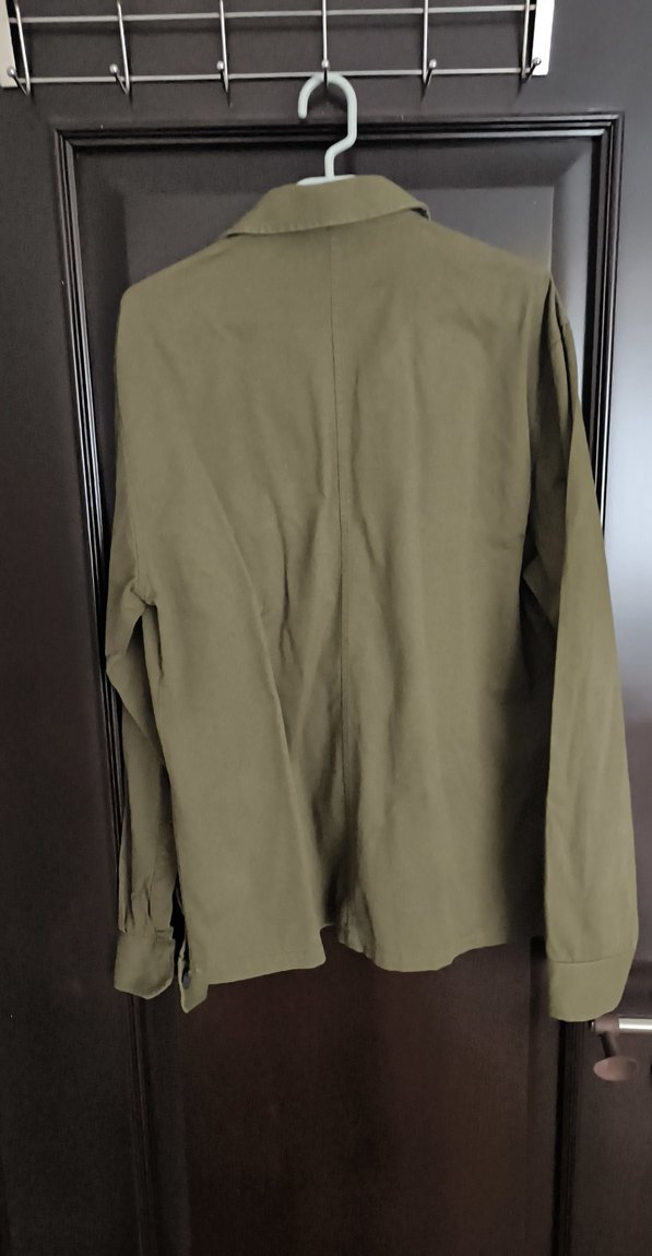 Düğmeli Bej Erkek Keten Ceket - Görsel 2