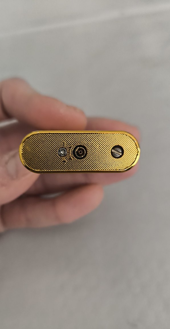 Altın Renkli Vintage Çakmak - Görsel 4