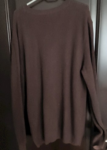 Kadın Kahverengi Triko Bisiklet Yaka Kazak - Görsel 3