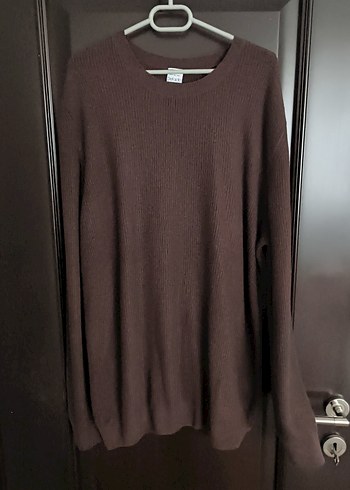 Kadın Kahverengi Triko Bisiklet Yaka Kazak - Görsel 2