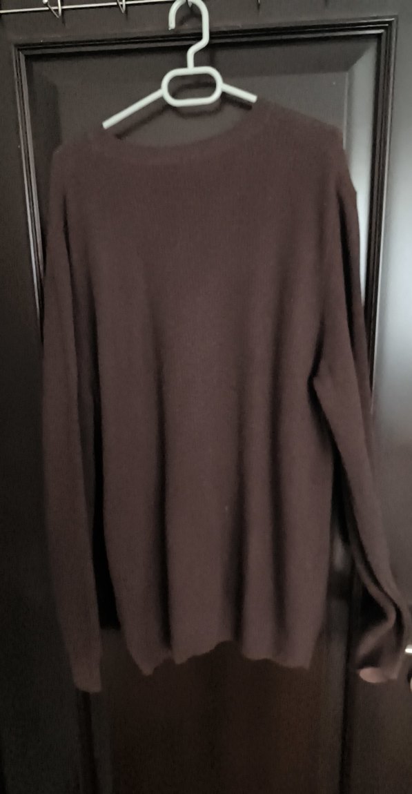 Kadın Kahverengi Triko Bisiklet Yaka Kazak - Görsel 3