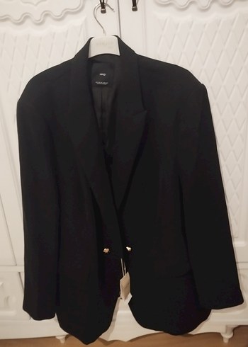 Siyah Kadın Midi Blazer