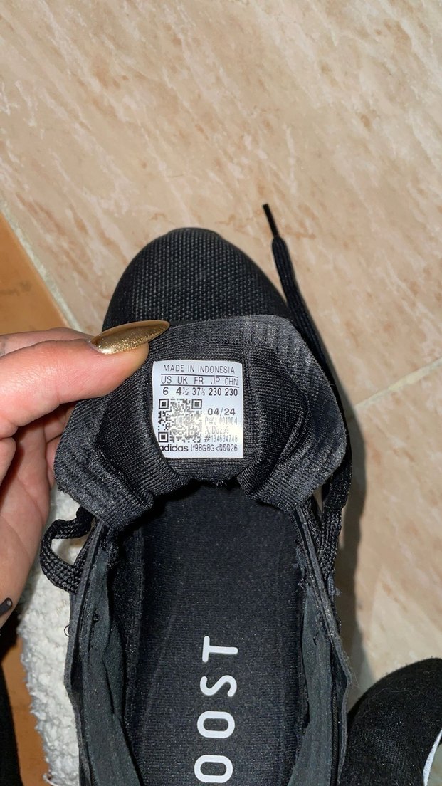 Siyah Kadın Spor Ayakkabı - Düz Taban - Görsel 3