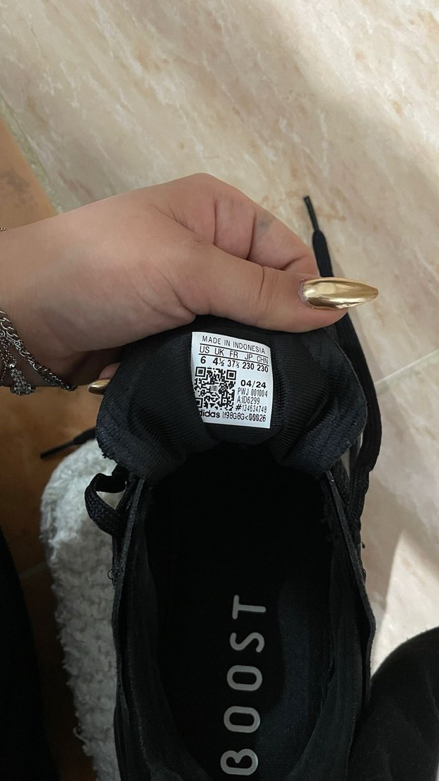 Siyah Kadın Spor Ayakkabı - Düz Taban - Görsel 2