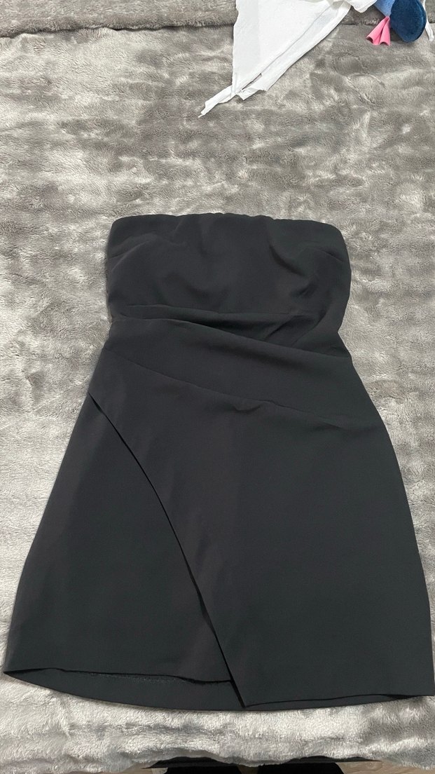 Straplez Uzun Abiye Elbise - Görsel 2