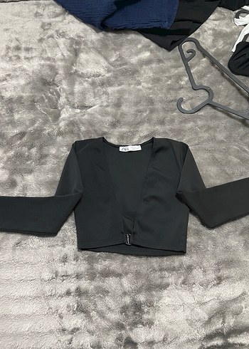 Kız  Siyah Uzun Kollu Bolero - Görsel 2