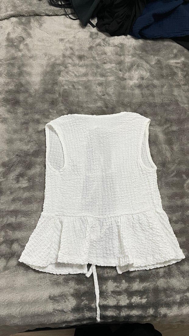 Bohem Örgü Kolsuz Yelek - Görsel 2