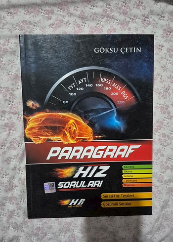 Paragraf Hız Soruları Kitap