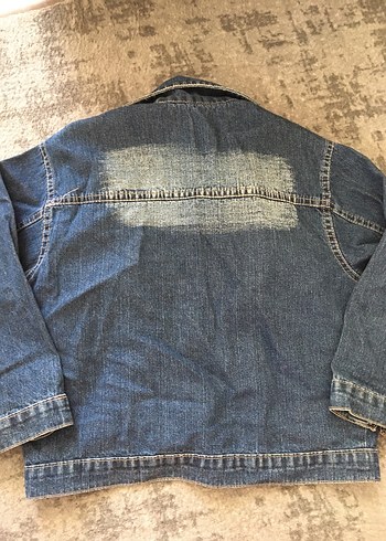 Diğer Düğmeli Kadın Kot Ceket Loose Fit