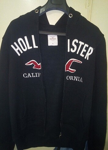 HOLLISTER fermuarlı sweatshirt