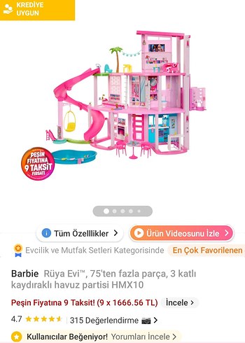 Beden Renk Pastel Pembe Oyuncak Bebek Evi