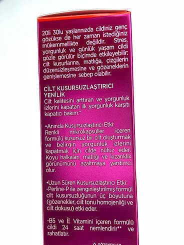  Beden Loreal Paris Cilt Bakımı %70 İndirimli.