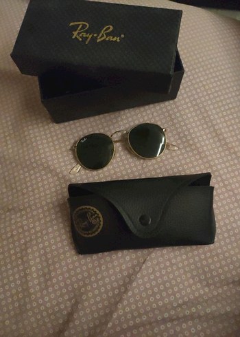 Beden altın Renk Altın Renkli Yuvarlak Ray-Ban güneş gözlüğü