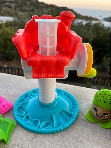 Beden Renk Play Doh Çılgın Kuaför Berber oyun hamuru seti