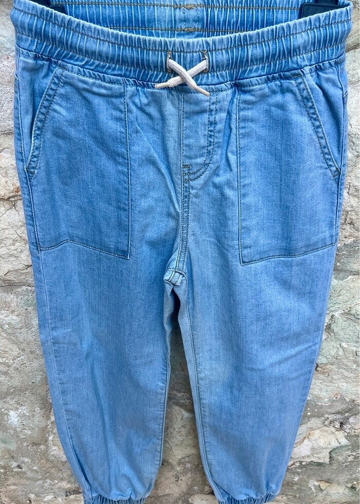 Çocuk jogger kot pantolon - Görsel 2