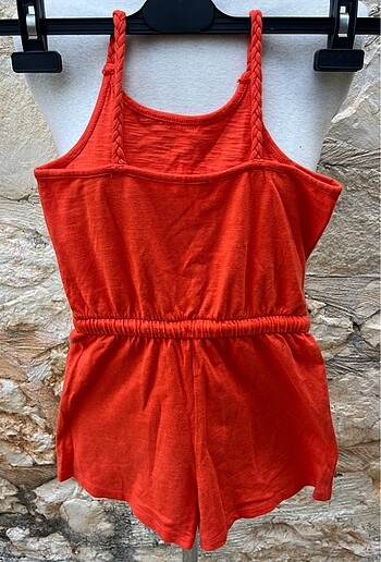 Kız çocuk şort tulum - Görsel 2