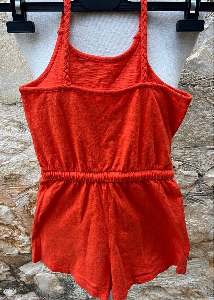 Kız çocuk şort tulum - Görsel 2