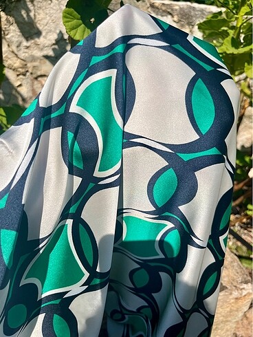 İpek saten elbise - Görsel 7