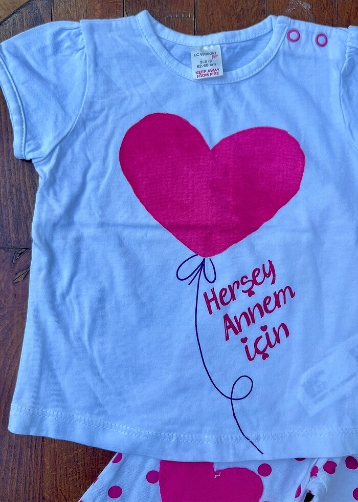 Kız bebek alt üst takım - Görsel 2