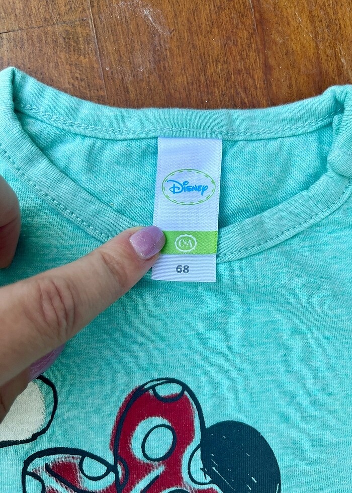 Kız bebek Minnie Mause T-shirt - Görsel 2