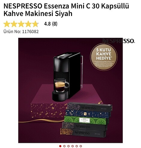 Nesperesso kahve makinesi