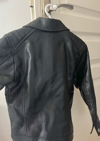LC Waikiki Kız erkek çocuk Siyah Deri Biker Ceket
