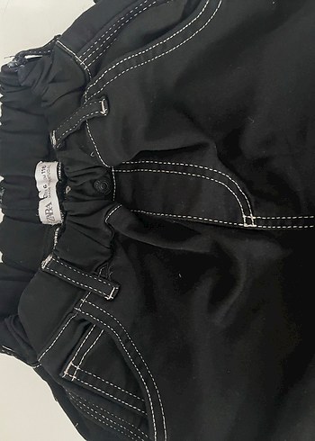 6 Yaş Beden Siyah Erkek Çocuk Bol Kesim Kot Pantolon