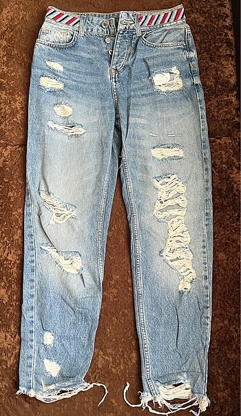 Zara kemer detaylı jean