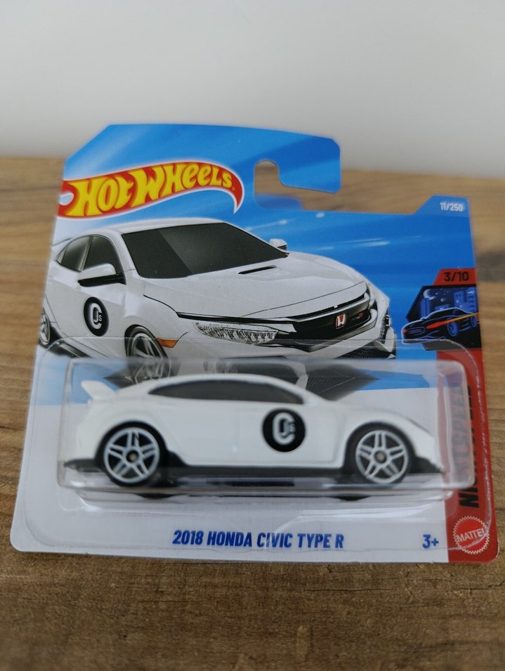 2018 Honda Civic Type R Beyaz Oyuncak Araba - Görsel 3