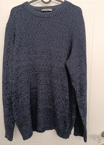 DeFacto Gri Örgü erkek Kazak - Görsel 4