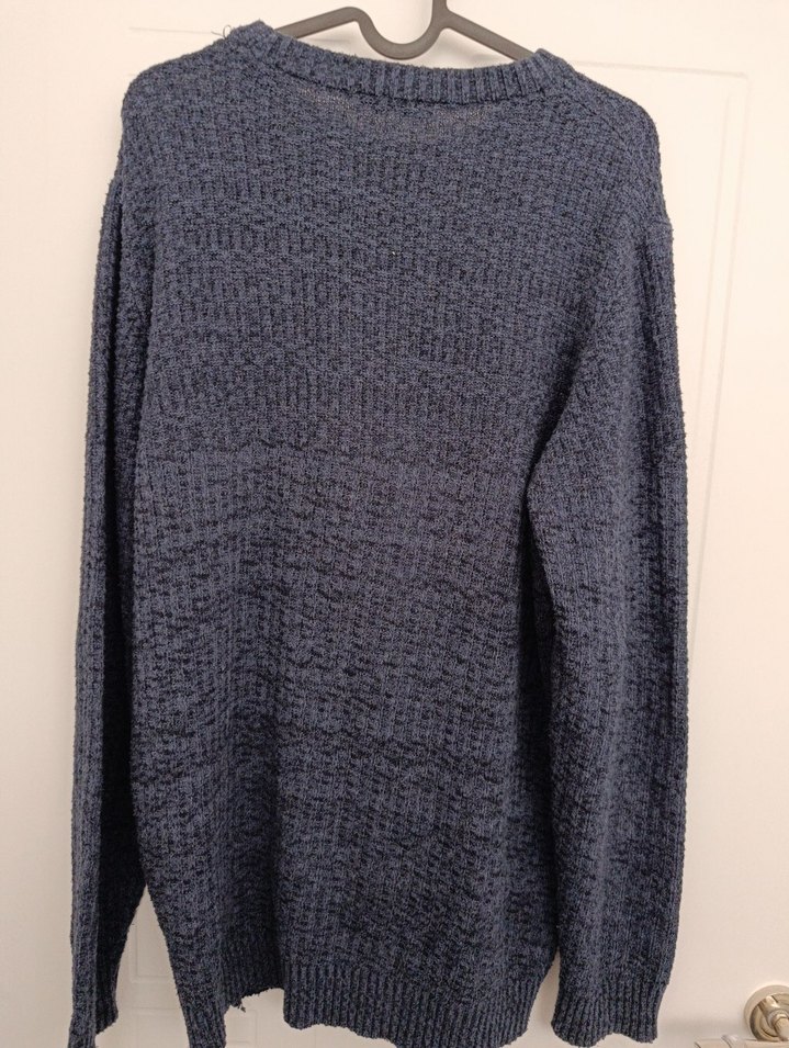 DeFacto Gri Örgü erkek Kazak - Görsel 2