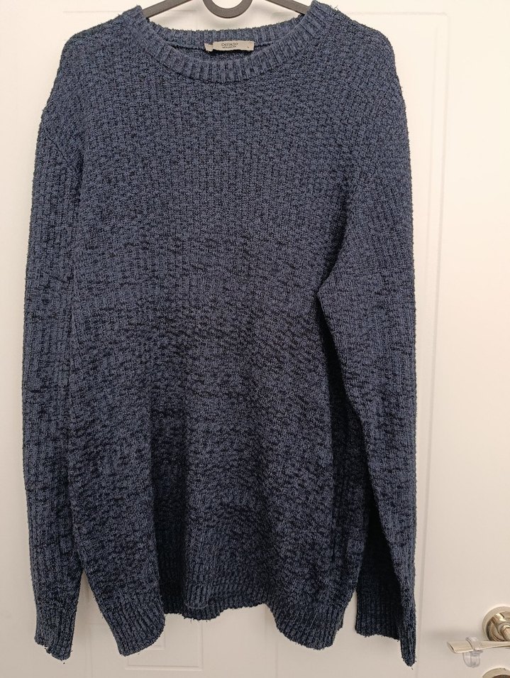 DeFacto Gri Örgü erkek Kazak - Görsel 4