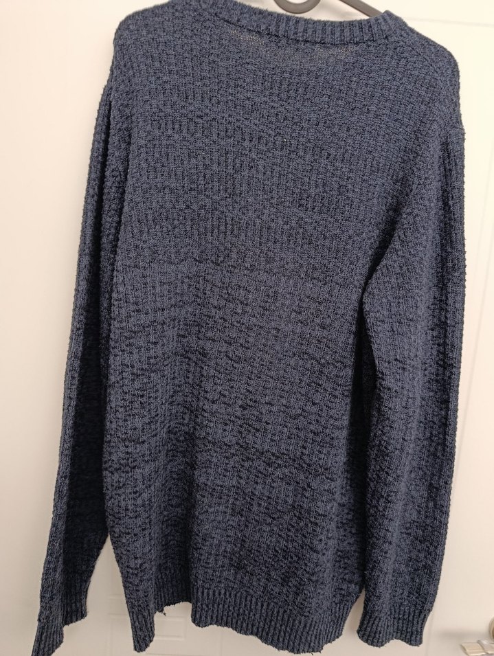 DeFacto Gri Örgü erkek Kazak - Görsel 5