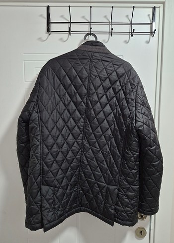 Düğmeli Siyah Erkek Biker Mont - Görsel 6