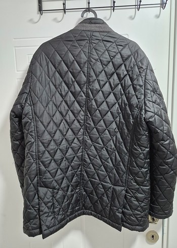 Düğmeli Siyah Erkek Biker Mont - Görsel 4