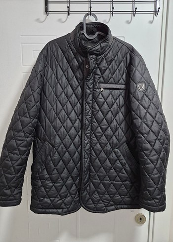 Düğmeli Siyah Erkek Biker Mont - Görsel 5