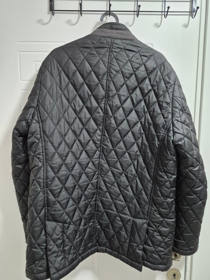 Düğmeli Siyah Erkek Biker Mont - Görsel 3