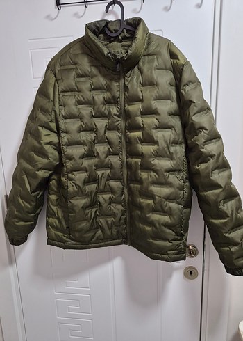 Fermuarlı Yeşil Erkek Mont - Görsel 2